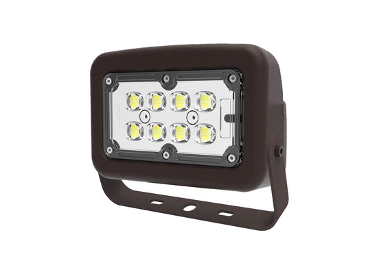 Halco 30 Watt LED Flood Light Fixture With Yoke Mount, Color Selectable, 100 Watt Equivalent