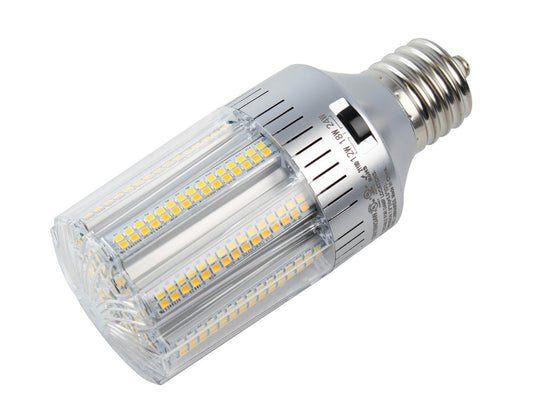 Light Efficient Design FlexWatt + FlexColor 12/18/24 Watt LED Corn Bulb, Replaces 70-150 Watts, Ballast Bypass, E39 Base