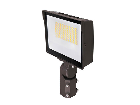 Maxlite Slim LED Flood Light Fixture With Slipfitter Mount and Photocell, Wattage and Color Selectable, 250 Watt HID Equivalent