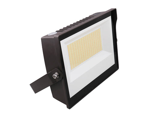 Maxlite Slim LED Flood Light Fixture With Yoke Mount and Photocell, Wattage and Color Selectable, 400 Watt HID Equivalent